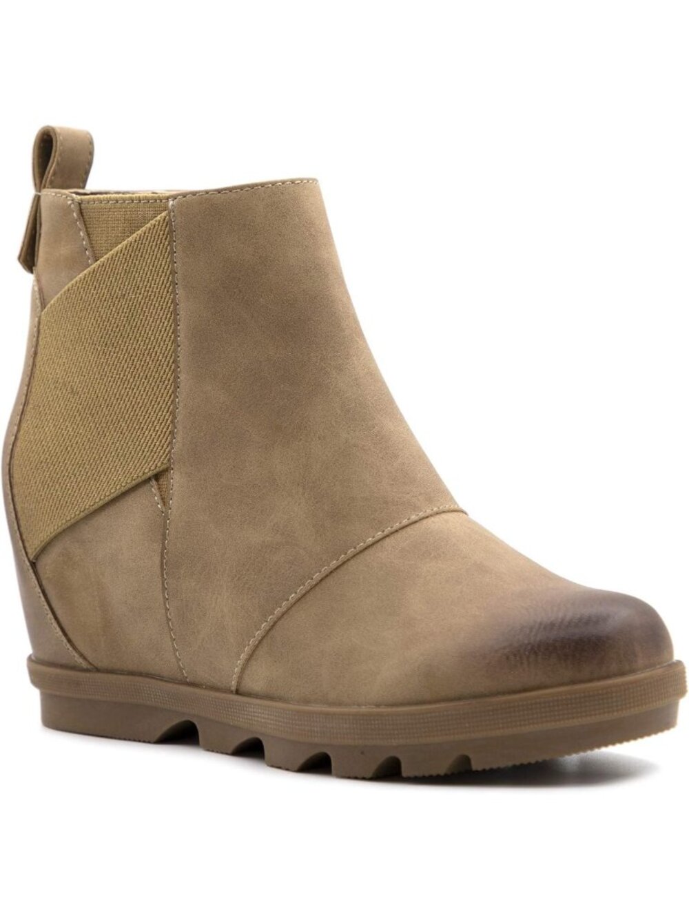 Stylish Women's Low Hidden Wedge Ankle Booties - Comfortable & Chic Footwear